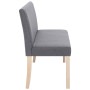 Polyester bench 139.5 cm light gray by vidaXL, Benches for halls and storage - Ref: Foro24-281335, Price: 223,64 €, Discount: %