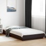 Estructura de cama madera de ingeniería negra 100x200 cm