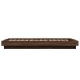 Estructura de cama madera de ingeniería marrón roble 100x200 cm