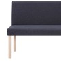 Polyesterbank 139,5 cm grau von vidaXL, Bänke für Hallen und Lager - Ref: Foro24-281334, Preis: 207,61 €, Rabatt: %
