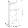Küchenbarhocker 6 Einheiten aus massivem Akazienholz von vidaXL, Gartenstühle - Ref: Foro24-3115987, Preis: 386,18 €, Rabatt: %
