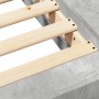 Estructura de cama madera de ingeniería gris hormigón 140x190cm en Camas y somieres | Comprar online en Foro24