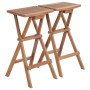 Taburetes plegables de cocina 2 unidades madera de teca maciza de vidaXL, Sillas de jardín - Ref: Foro24-44727, Precio: 136,5...