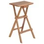 Klappbare Küchenhocker 2 Einheiten aus massivem Teakholz von vidaXL, Gartenstühle - Ref: Foro24-44727, Preis: 155,47 €, Rabat...