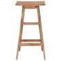 Klappbare Küchenhocker 2 Einheiten aus massivem Teakholz von vidaXL, Gartenstühle - Ref: Foro24-44727, Preis: 155,47 €, Rabat...