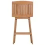 Klappbare Küchenhocker 2 Einheiten aus massivem Teakholz von vidaXL, Gartenstühle - Ref: Foro24-44727, Preis: 155,47 €, Rabat...