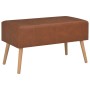 Braune Kunstlederbank mit Schubladen 80 cm von vidaXL, Bänke für Hallen und Lager - Ref: Foro24-277076, Preis: 75,40 €, Rabat...
