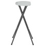 Folding garden stools 2 pcs HDPE and steel white by vidaXL, Garden chairs - Ref: Foro24-44562, Price: 74,77 €, Discount: %
