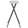 Klappbare Gartenhocker 2 Stück HDPE und Stahl weiß von vidaXL, Gartenstühle - Ref: Foro24-44562, Preis: 62,02 €, Rabatt: %