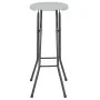 Folding garden stools 2 pcs HDPE and steel white by vidaXL, Garden chairs - Ref: Foro24-44562, Price: 67,09 €, Discount: %
