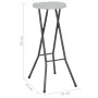 Klappbare Gartenhocker 2 Stück HDPE und Stahl weiß von vidaXL, Gartenstühle - Ref: Foro24-44562, Preis: 62,02 €, Rabatt: %