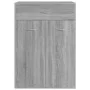 Mueble zapatero de madera contrachapada gris Sonoma 60x35x84 cm de vidaXL, Zapateros y organizadores de calzado - Ref: Foro24...