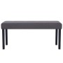 Synthetic leather bench 106 cm gray by vidaXL, Benches for halls and storage - Ref: Foro24-281309, Price: 79,18 €, Discount: %