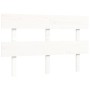 Weißer Massivholzbettrahmen mit Kopfteil 120x200 cm von vidaXL, Betten und Lattenroste - Ref: Foro24-3193527, Preis: 132,04 €...