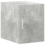 Armario estrecho madera ingeniería gris hormigón 30x42,5x225 cm