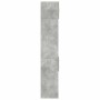 Armario estrecho madera ingeniería gris hormigón 30x42,5x225 cm