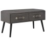 Banco con cajones cuero sintético gris 80 cm by vidaXL, Benches for halls and storage - Ref: Foro24-277078, Price: 75,40 €, D...