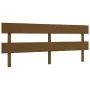 Honey brown solid wood bed frame and headboard 200x200 cm by vidaXL, Beds and slatted bases - Ref: Foro24-3193554, Price: 164...