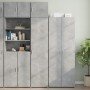 Armario estrecho madera ingeniería gris hormigón 45x42,5x225 cm en Aparadores | Comprar online en Foro24