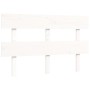 White solid wood bed frame with headboard 120x200 cm by vidaXL, Beds and slatted bases - Ref: Foro24-3193267, Price: 121,08 €...