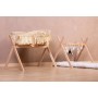 CHILDHOME Soporte para moisés forma de tipi Play & Gym natural