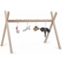 CHILDHOME Soporte para moisés forma de tipi Play & Gym natural