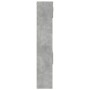 Armario estrecho madera ingeniería gris hormigón 50x42,5x225 cm