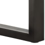 Bench with irregular edge solid acacia wood and steel 110cm by vidaXL, Benches for halls and storage - Ref: Foro24-286456, Pr...