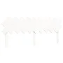 White solid wood bed frame with headboard 200x200 cm by vidaXL, Beds and slatted bases - Ref: Foro24-3193487, Price: 157,38 €...