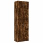 Armario de madera de ingeniería roble ahumado 70x42,5x225 cm