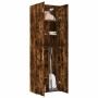Armario de madera de ingeniería roble ahumado 70x42,5x225 cm