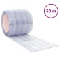 Tira de cortina para puertas PVC transparente 200x1,6 mm 50 m