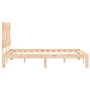 Bettgestell mit Massivholzkopfteil 120x200 cm von vidaXL, Betten und Lattenroste - Ref: Foro24-3193591, Preis: 115,81 €, Raba...