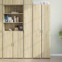 Aparador de madera de ingeniería roble Sonoma 30x42,5x185 cm
