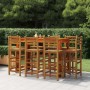 Küchenbarhocker 8 Einheiten aus massivem Akazienholz von vidaXL, Gartenstühle - Ref: Foro24-3115988, Preis: 566,12 €, Rabatt: %