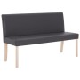 Kunstlederbank 139,5 cm grau von vidaXL, Bänke für Hallen und Lager - Ref: Foro24-281332, Preis: 179,19 €, Rabatt: %