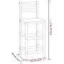 Küchenbarhocker 8 Einheiten aus massivem Akazienholz von vidaXL, Gartenstühle - Ref: Foro24-3115988, Preis: 566,12 €, Rabatt: %