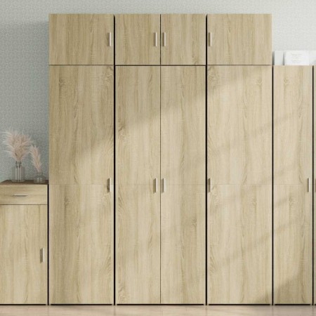 Aparador alto madera de ingeniería roble Sonoma 70x42,5x185 cm