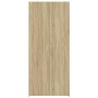 Aparador alto madera de ingeniería roble Sonoma 70x42,5x185 cm