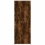 Aparador alto madera de ingeniería roble ahumado 70x42,5x185 cm