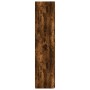 Aparador alto madera de ingeniería roble ahumado 70x42,5x185 cm