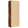 Aparador alto madera de ingeniería roble ahumado 70x42,5x185 cm