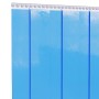 Tira de cortina para puertas PVC rojo 300x2,6 mm 25 m