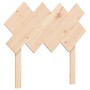 Bed frame with solid wood headboard by vidaXL, Beds and slatted bases - Ref: Foro24-3193431, Price: 90,16 €, Discount: %
