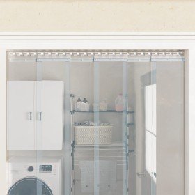 Riel de cortina acero inoxidable plateado 1 m Riel de cortina acero inoxidable plateado 1 m