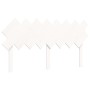 White solid wood bed frame with headboard 160x200 cm by vidaXL, Beds and slatted bases - Ref: Foro24-3193737, Price: 155,10 €...