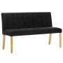 Schwarze Samtbank 140 cm von vidaXL, Bänke für Hallen und Lager - Ref: Foro24-288575, Preis: 213,06 €, Rabatt: %