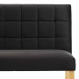 Schwarze Samtbank 140 cm von vidaXL, Bänke für Hallen und Lager - Ref: Foro24-288575, Preis: 213,06 €, Rabatt: %