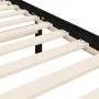 Estructura de cama con cabecero madera maciza negro 200x200 cm de vidaXL, Camas y somieres - Ref: Foro24-3194855, Precio: 171...