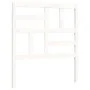 White solid wood bed frame with headboard 90x200 cm by vidaXL, Beds and slatted bases - Ref: Foro24-3194882, Price: 95,67 €, ...